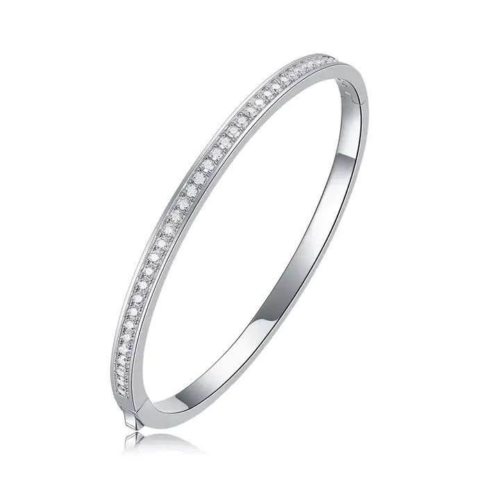 PuBang – Bracelet en argent Sterling 925 massif, bijoux élégants, tous les diamants Moissanite, pier