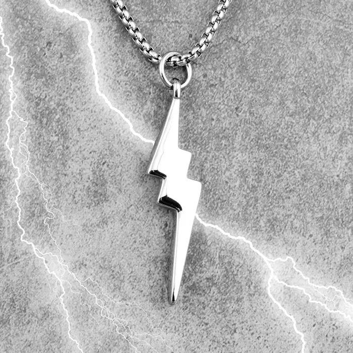 Lightning Thunder – collier Long pour hommes
