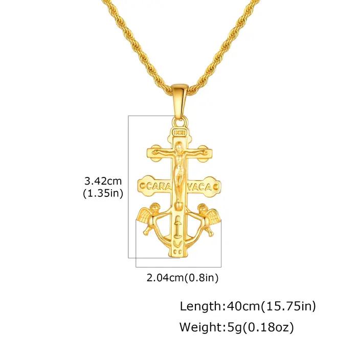 Collier Croix de Caravaca