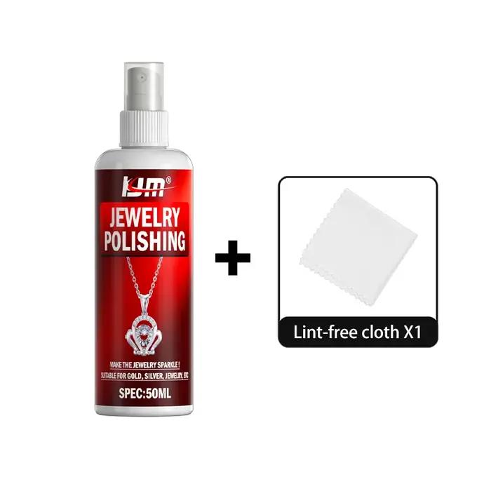 KJM Spray revitalisant pour bijoux – Brillance rapide pour bagues, colliers, bracelets et montres, n