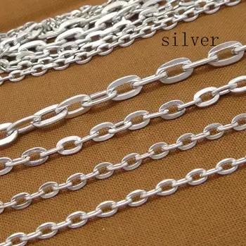 Chaînes de bijoux en métal pour création de colliers et bracelets personnalisés pour femmes, occasions spéciales et quotidienne