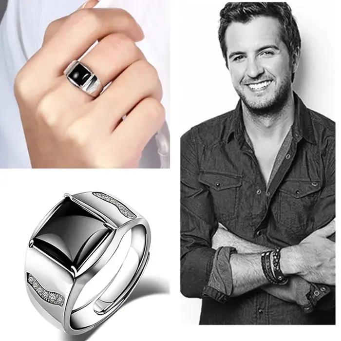 Bague en argent carillon 925 pour homme, accessoires de mariage pour mariée, bijoux cool, cristal no