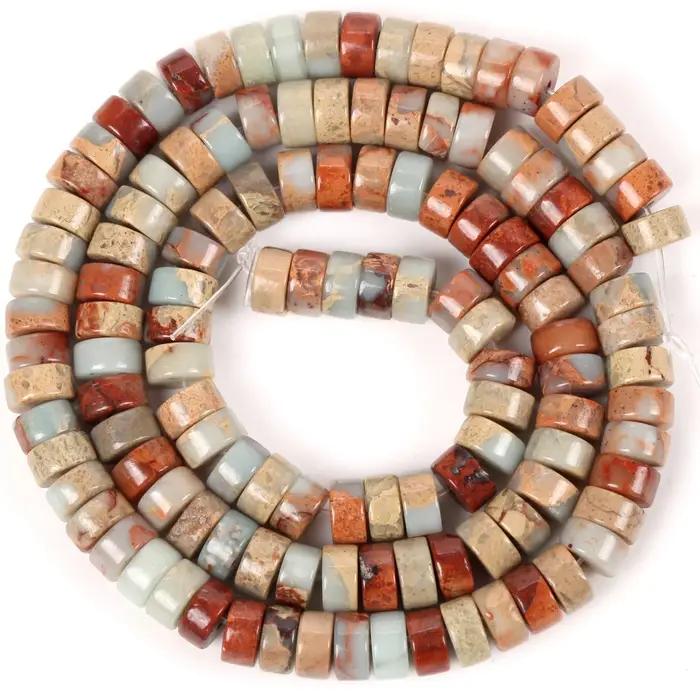 Perles en pierre naturelle raffinées pour bijoux exécutifs perles rondes couleurs assorties fournitures d'artisanat occasions spéciales création de bijoux unique