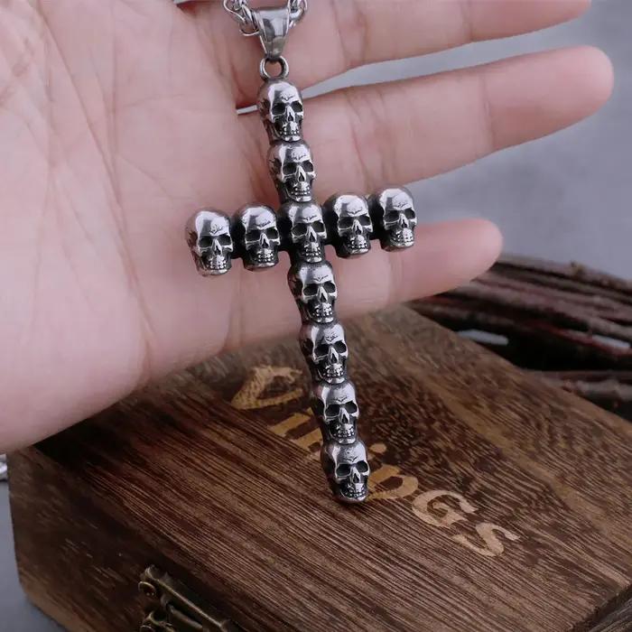 Collier de Style Hip Hop rétro pour hommes