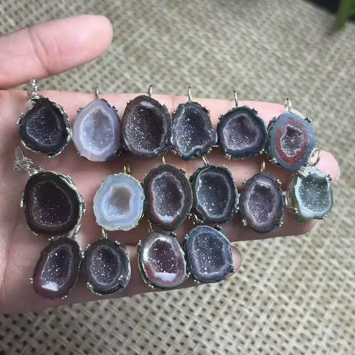 Collier en argent sterling 925 avec agate naturelle et diamants cultivés en laboratoire pour femmes occasions spéciales cadeau unique