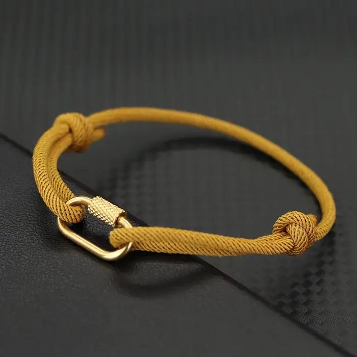 Bracelet de survie homme ethnique en acier inoxydable corde de qualité A 3mm pour aventures en plein airOptionsResolver