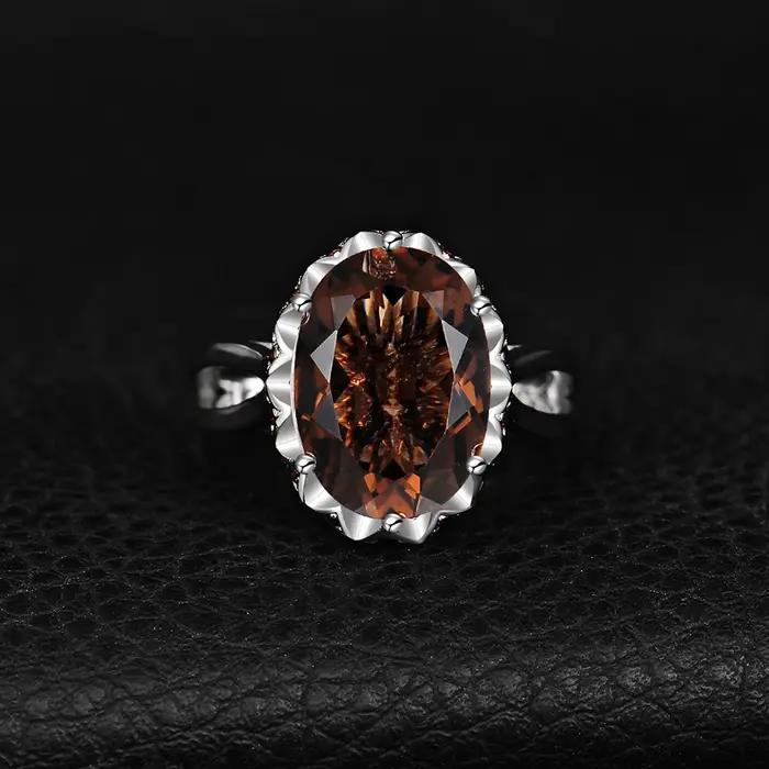 Bague de déclaration de Cocktail en argent Sterling 925