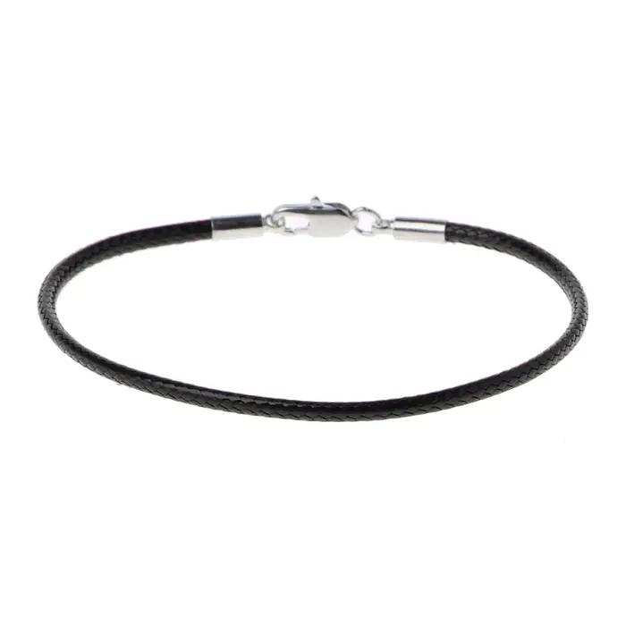 Bracelet à cordes tressées avec fermoir mousqueton, Bracelet Kabbale DIY, cadeau pour Couple