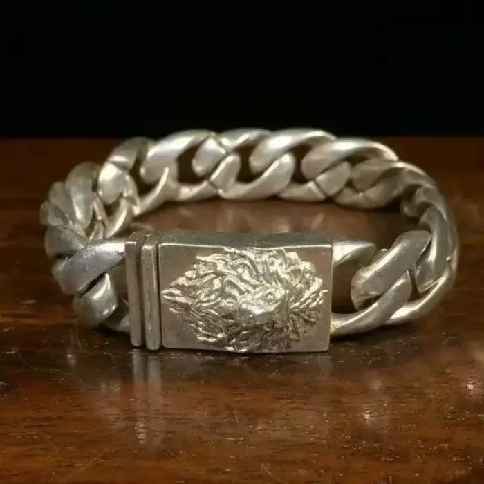 Bracelet en argent tibétain, bijoux de mode personnalisés, fabrication exquise, cadeau pour hommes et femmes, cadeau pour couples