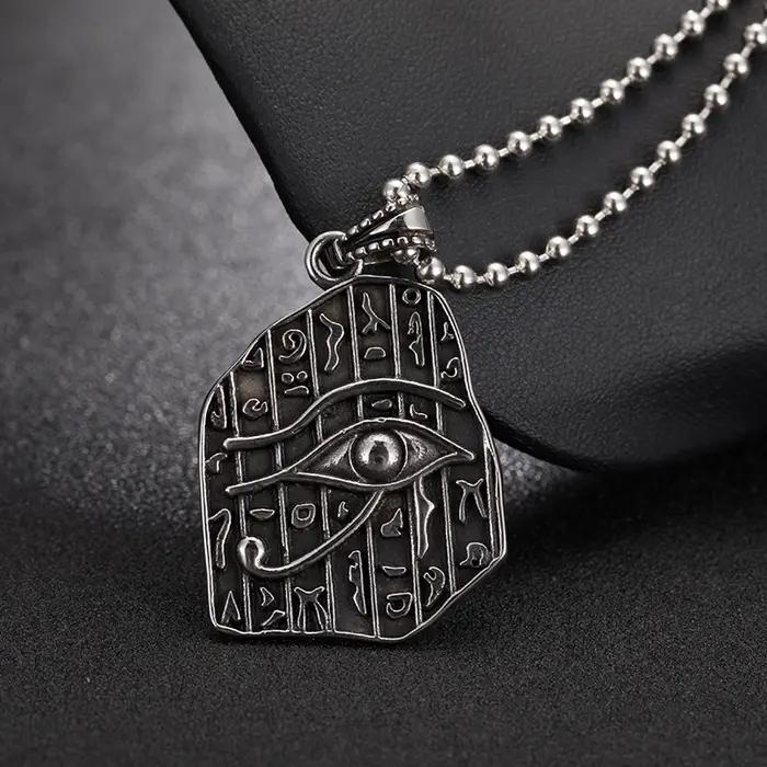 Mode Vintage pharaon égyptien oeil d'horus collier ancien egypte symbole