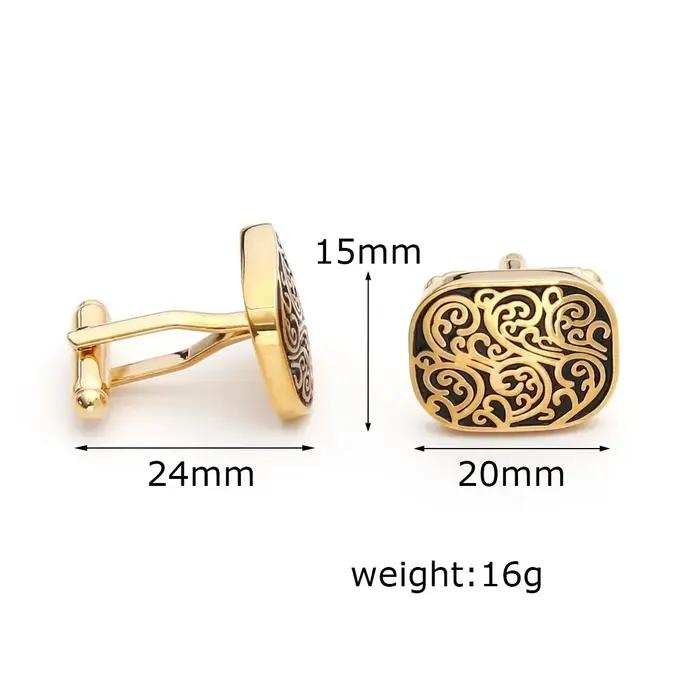Boutons de Manchette en Or Haute Qualité Motifs Vintage Poker Nœud Oiseau Poisson Ballons Accessoires de Costume Bijoux de Mariage Occasions Spéciales