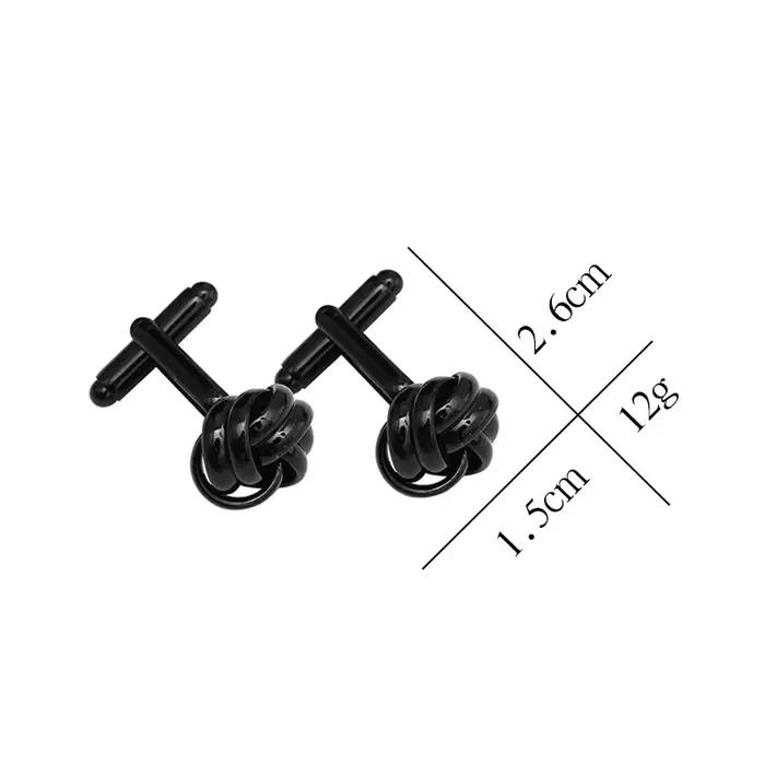 Boutons de manchette boule ronde pour hommes