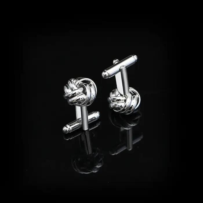 Boutons de manchette boule ronde pour hommes