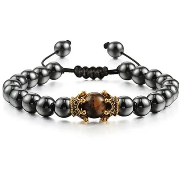 Bracelets en pierre naturelle pour hommes