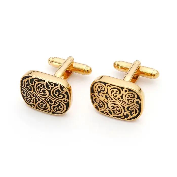 Boutons de Manchette en Or Haute Qualité Motifs Vintage Poker Nœud Oiseau Poisson Ballons Accessoires de Costume Bijoux de Mariage Occasions Spéciales