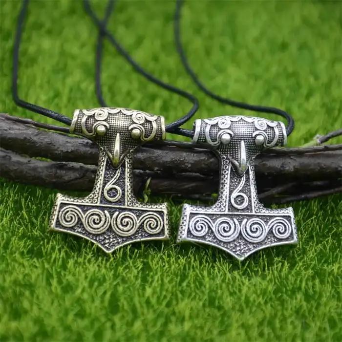 Thor marteau Mjolnir bijoux Odin corbeau amulette Talisman Viking pendentif collier hommes
