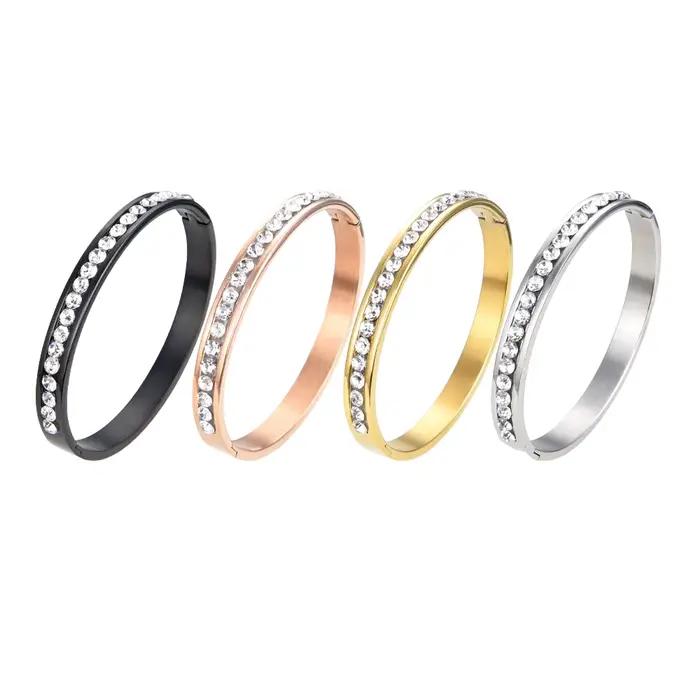 Bracelet en acier inoxydable SHENNAIMING style punk élégant ajustable homme pour diverses occasions cadeau de mode