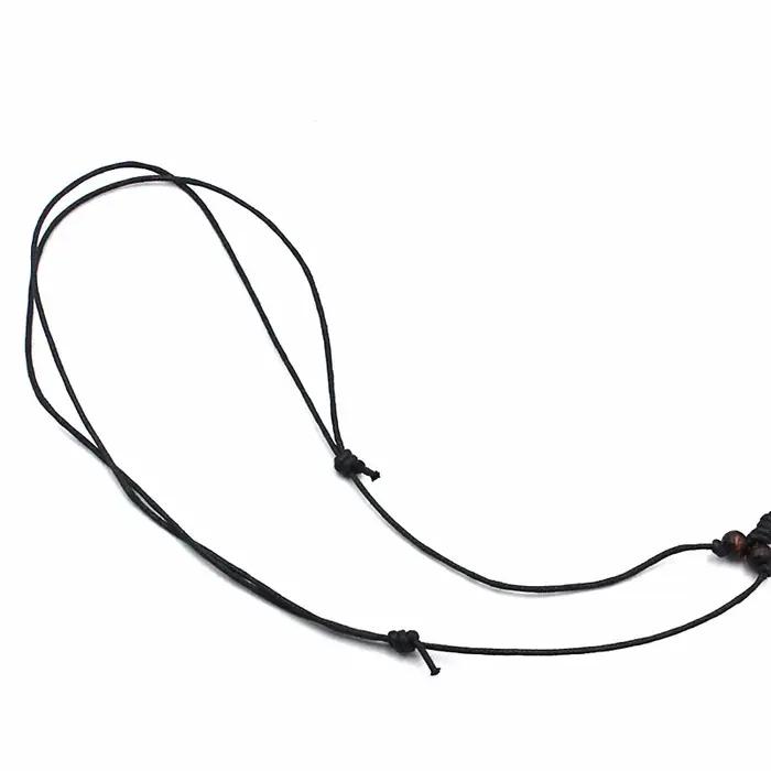 Collier pendentif en résine en forme de dent de requin pour hommes et femmes