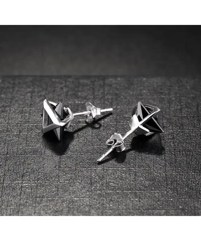 Boucles d'oreilles en argent Sterling 925 pour hommes et femmes