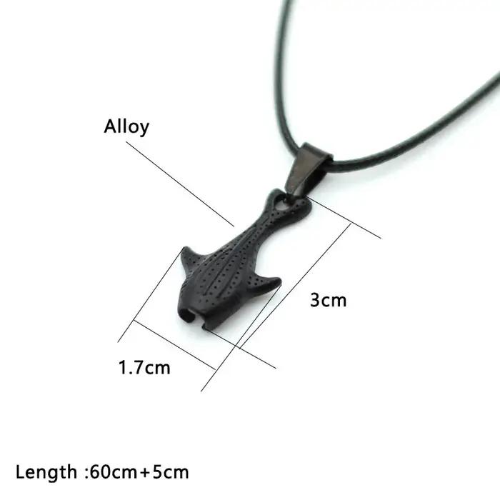 Collier requin animal de mer colliers avec pendentif style punk pour hommes parties plage bijoux cadeau