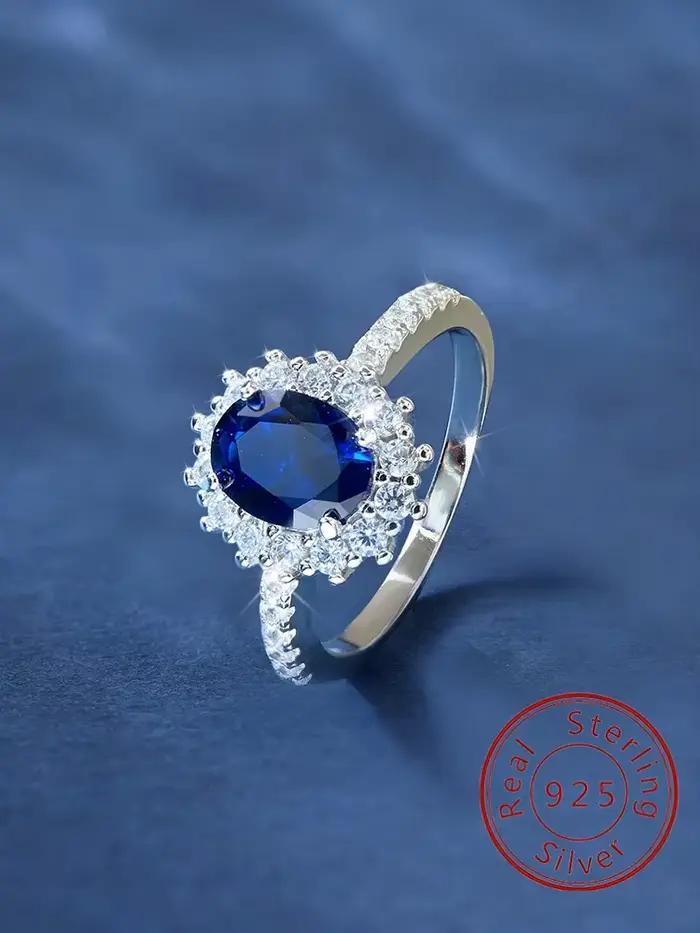 Bague couronne de reine en argent sterling 925 sertie de zirconium blanc alliance de mariage pour femmes occasions spéciales mariage fiançailles
