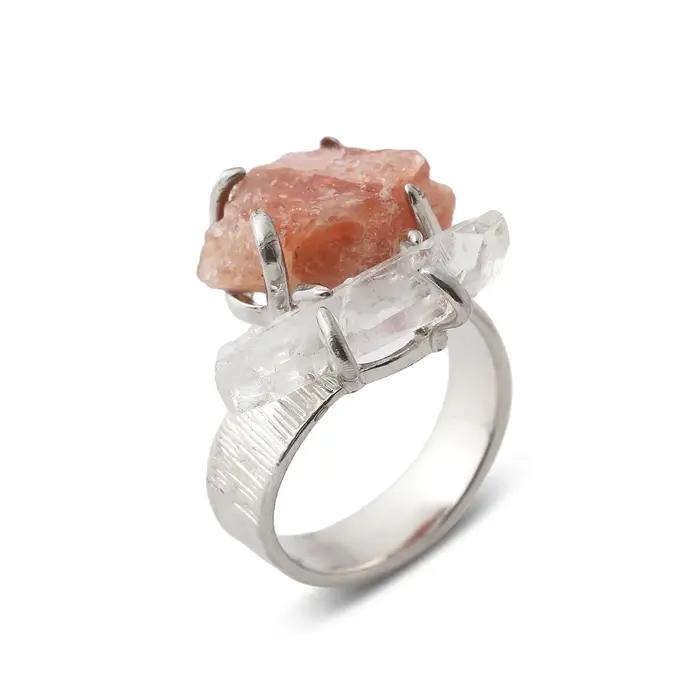 Nouvelle Bague en Pierre Précieuse pour Homme et Femme