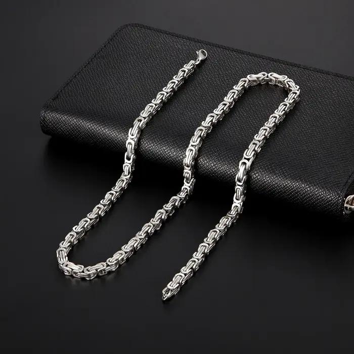 Collier chaîne en or pour hommes 20 "23" 26 "mâle Corrente couleur or