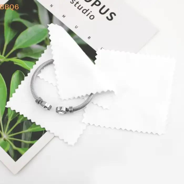 50 chiffons de nettoyage pour bijoux en argent, outil anti-ternissement
