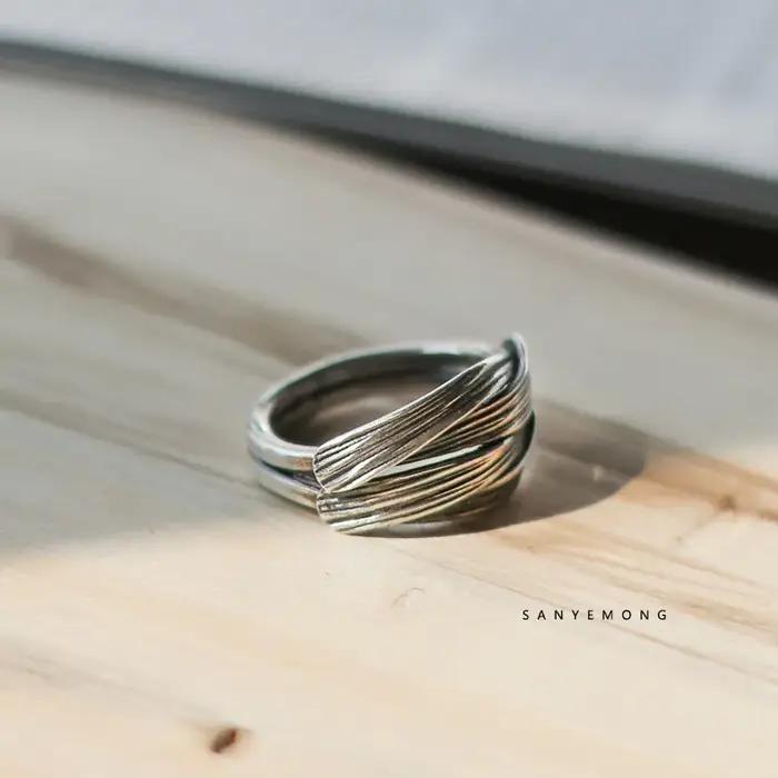 Bague Punk Gothique Rétro en Alliage de Zinc, Accessoire Rock Unisexe, Cadeau Unique pour Hommes Occasions Spéciales