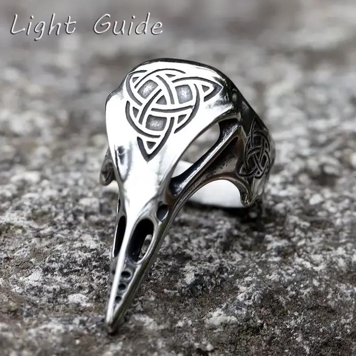 Bague Totem Noeud Celtique Vintage pour Homme