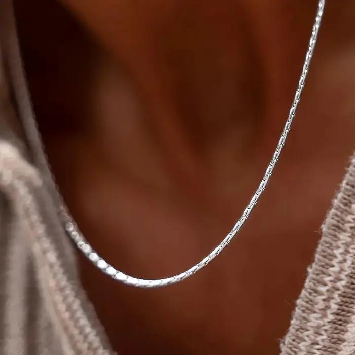 Collier en acier inoxydable pour homme