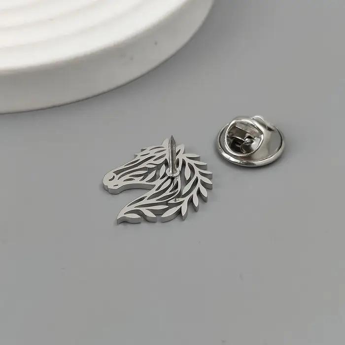 Broche cheval personnalisée de Style minimaliste européen et américain