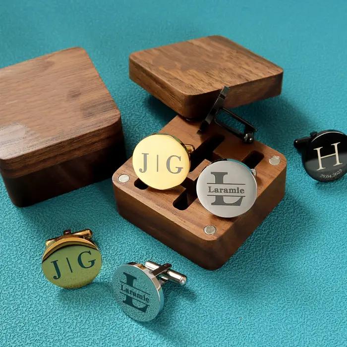 Boutons de manchette personnalisés avec n'importe quel contenu