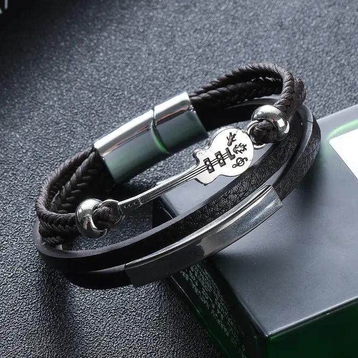 Bracelet en cuir personnalisé pour homme