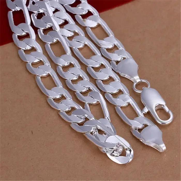 Collier en argent Sterling 925 massif pour hommes