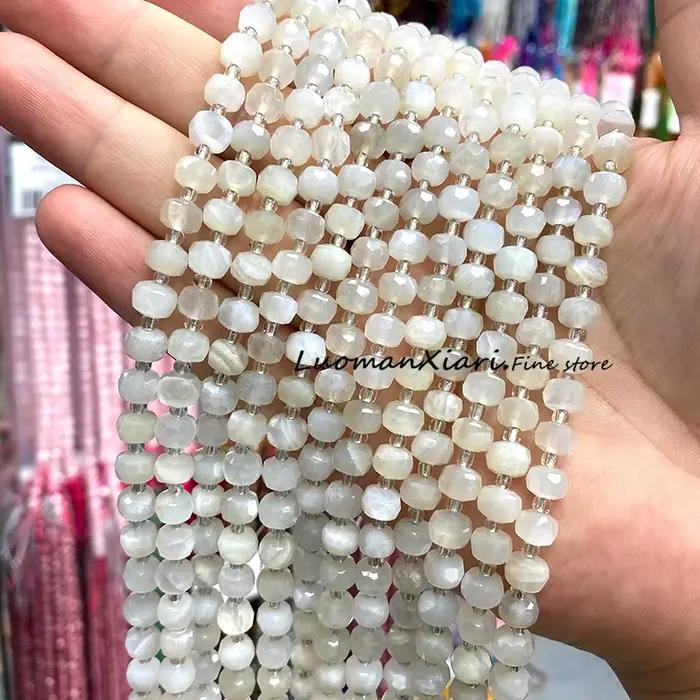 Rondelle à facettes 6x8mm