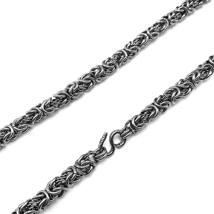 Collier hypoallergénique en titane pour hommes