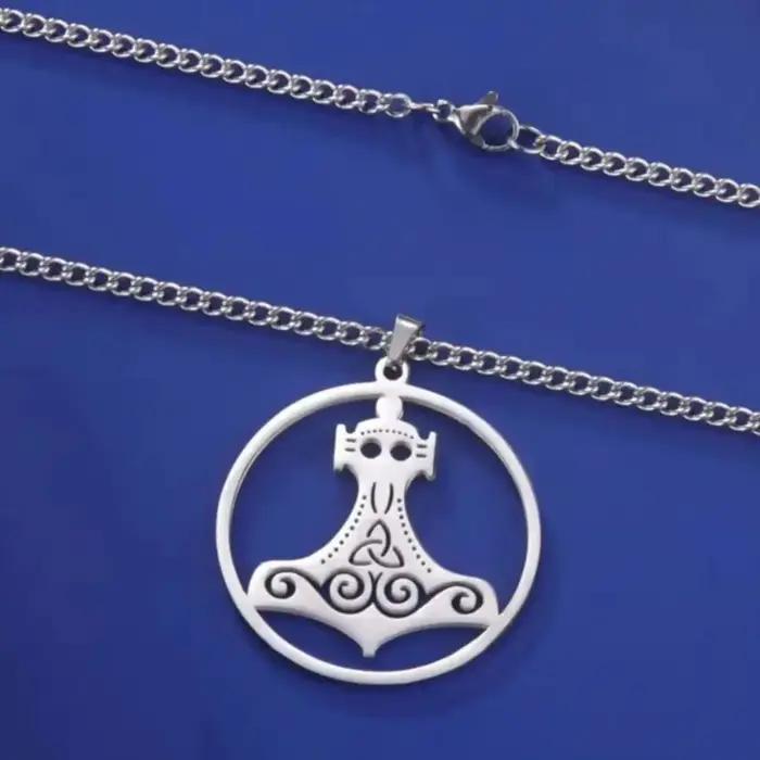 LIKGREAT – collier marteau de Thor pour hommes