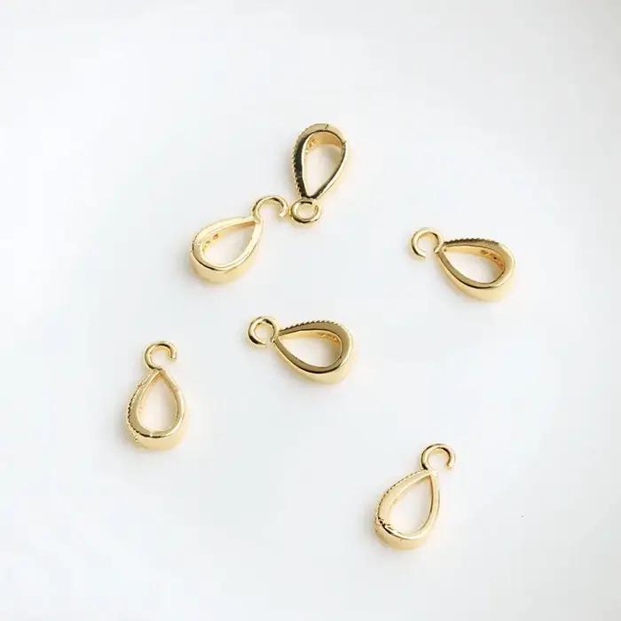 Connecteurs en laiton plaqué or 14 carats pour bijoux de haute qualité à faire soi-même pour femmes occaions spéciales