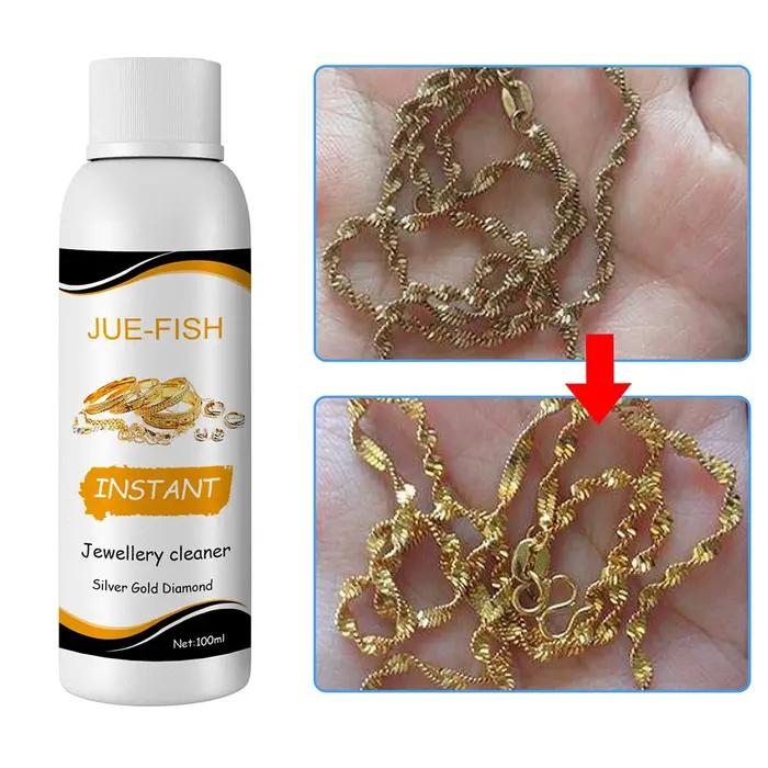 Solution de nettoyage de bijoux liquide pour machine à ultrasons or argent diamants protection durable et entretien facile pour bijoux occasions spéciales