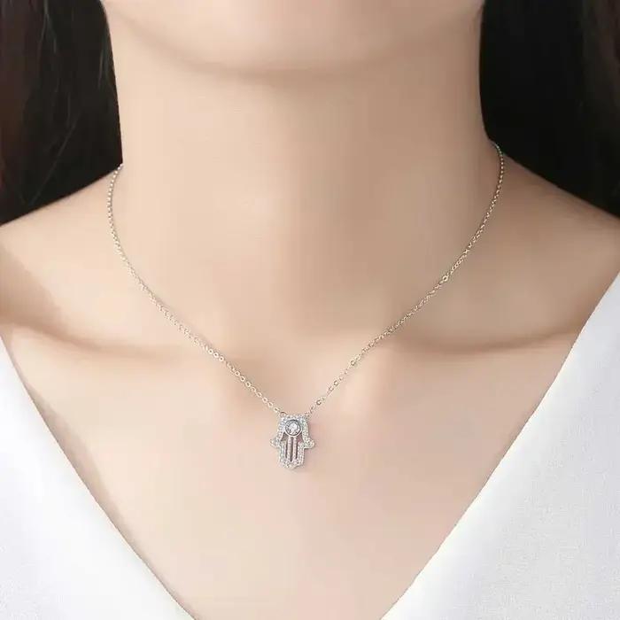 Collier Main Hamsa en Argent Sterling 925