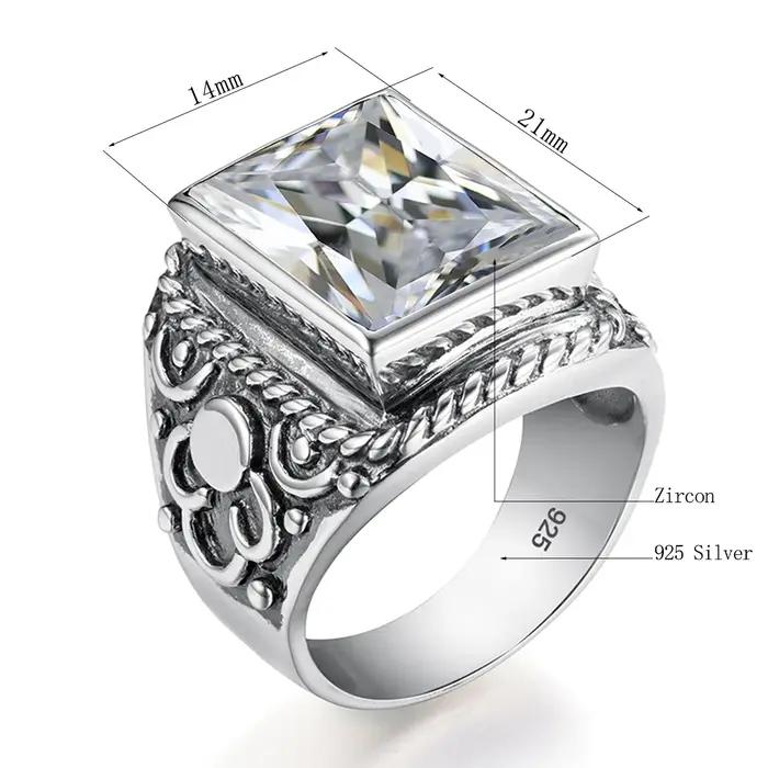 Rings for Men, 925 Sterling Silver