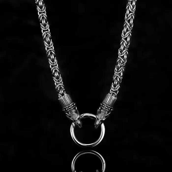 Collier monolithe rétro pour hommes