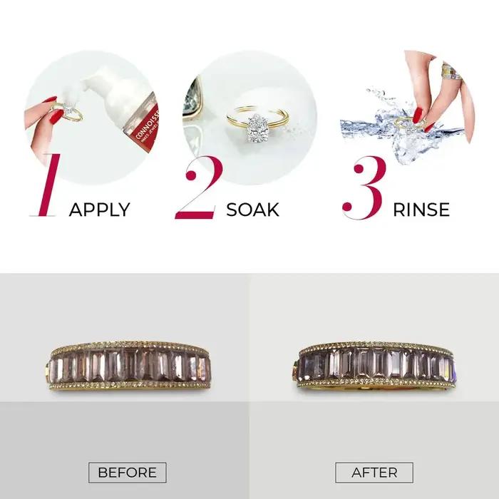 Mousse nettoyante pour bijoux Connoisseurs