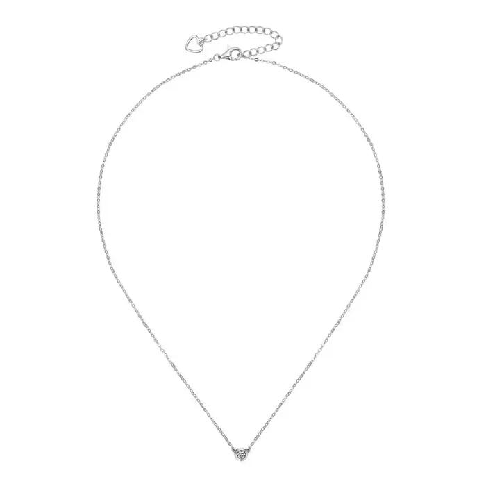 Pendentif Moissonite en Argent Sterling 925 pour Femmes Occasions Spéciales Bijou Cadeau Collier avec Certification