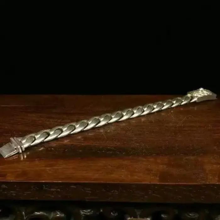 Bracelet en argent tibétain, bijoux de mode personnalisés, fabrication exquise, cadeau pour hommes et femmes, cadeau pour couples