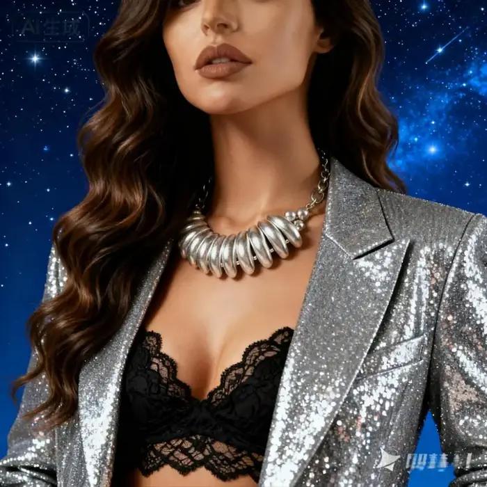Collier bavoir épais en or avec maillons ovales audacieux bijou fantaisie tendance et élégant pour femmes occasions spéciales anniversaire saint-valentin
