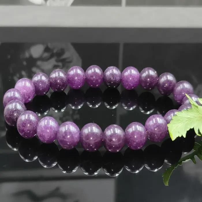 8MM naturel épidote Zoisite pierre perle Bracelet Homme Quartz lave oeil de tigre
