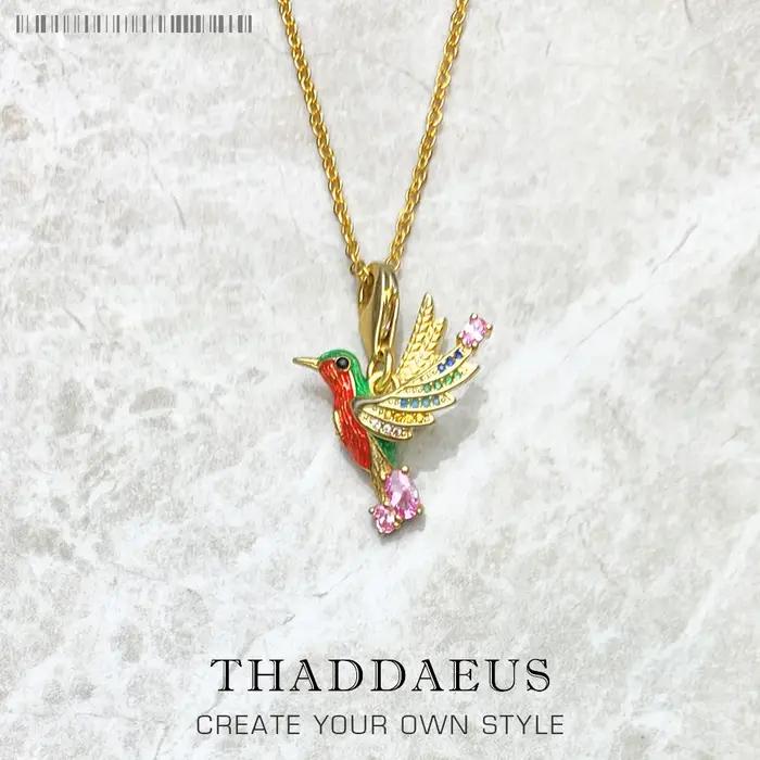 Collier colibris coloré, Bijoux fins bohémien en argent Sterling 2021, flambant neuf, cadeau ludique