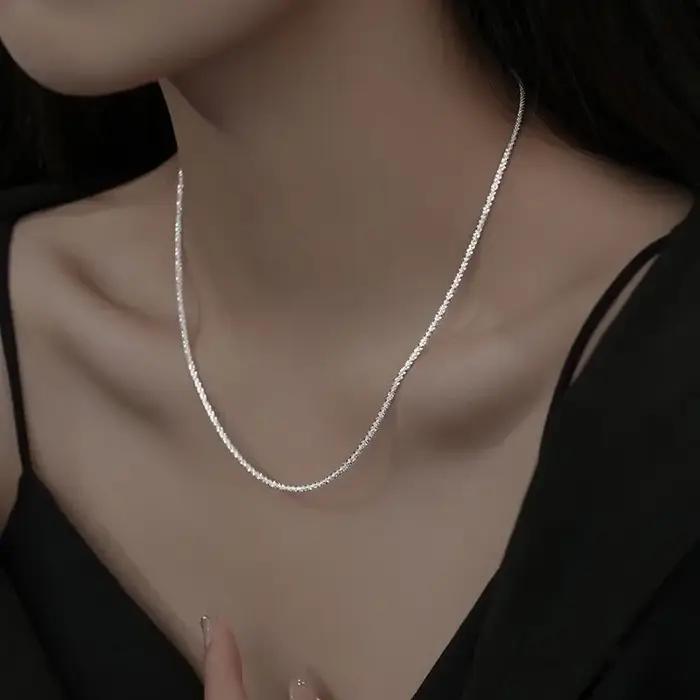 Collier en argent Sterling S925 authentique